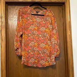 Torrid Floral Blouse